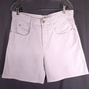 Vintage‎ Steel Jeans White Mom Shorts Size 9